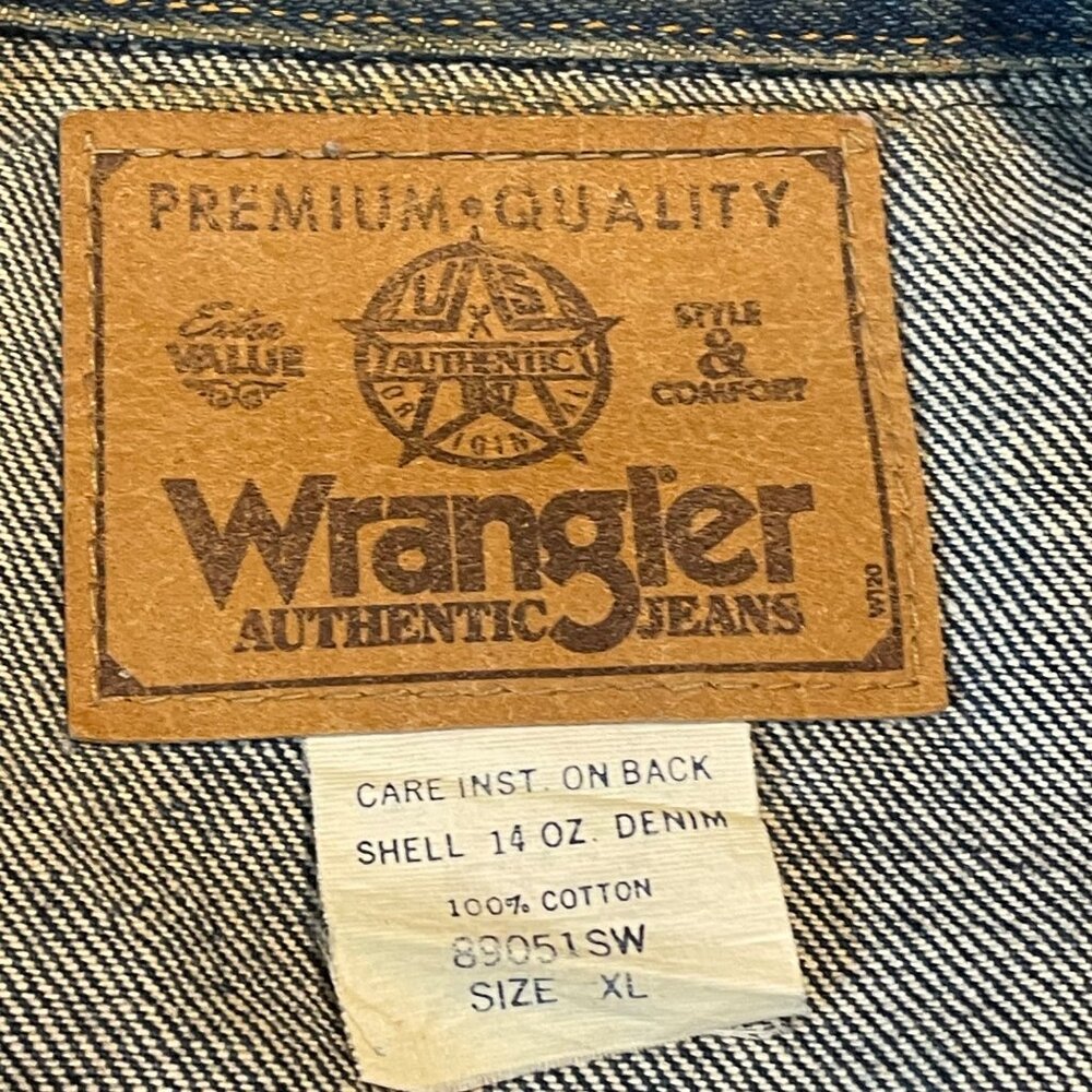 Vintage Elvis Presley Blue Jean Denim Jacket Unique Vibrant Back Print XL - Picture 7 of 16